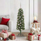 Vidaxx sapin de Noël artificiel vert 120 cm PVC et acier et plastique