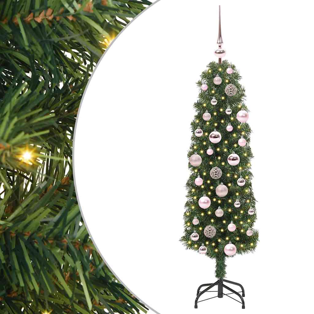 Vidaxx sapin de Noël artificiel vert 120 cm PVC et acier et plastique