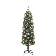 Vidaxx sapin de Noël artificiel vert 120 cm PVC et acier et plastique - afbeelding 3
