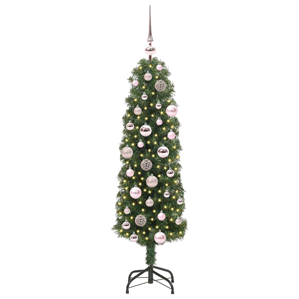 Vidaxx sapin de Noël artificiel vert 120 cm PVC et acier et plastique