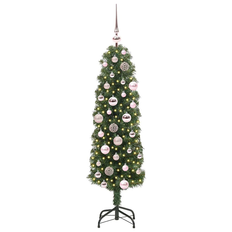 Vidaxx sapin de Noël artificiel vert 120 cm PVC et acier et plastique