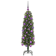 Vidaxx sapin de Noël artificiel vert 120 cm PVC et acier et plastique - afbeelding 3