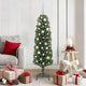 Vidaxx sapin de Noël artificiel vert 150 cm PVC et acier et plastique