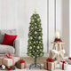 Vidaxx sapin de Noël artificiel vert 150 cm PVC et acier et plastique