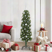 Vidaxx sapin de Noël artificiel vert 150 cm PVC et acier et plastique - afbeelding 1