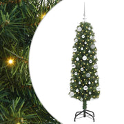 Vidaxx sapin de Noël artificiel vert 150 cm PVC et acier et plastique - afbeelding 2