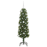 Vidaxx sapin de Noël artificiel vert 150 cm PVC et acier et plastique - afbeelding 3