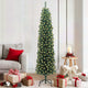 Vidaxx sapin de Noël artificiel vert 180 cm PVC et acier et plastique