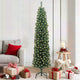 Vidaxx sapin de Noël artificiel vert 180 cm PVC et acier et plastique