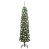 Vidaxx sapin de Noël artificiel vert 180 cm PVC et acier et plastique