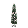 Vidaxx sapin de Noël artificiel vert 180 cm PVC et acier et plastique
