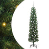 Vidaxx sapin de Noël artificiel vert 180 cm PVC et acier et plastique