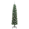 Vidaxx sapin de Noël artificiel vert 180 cm PVC et acier et plastique