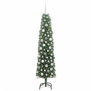 Vidaxx sapin de Noël artificiel vert 180 cm PVC et acier et plastique - afbeelding 3
