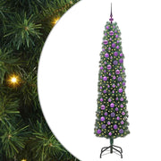Vidaxx sapin de Noël artificiel vert 180 cm PVC et acier et plastique - afbeelding 2