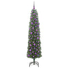 Vidaxx sapin de Noël artificiel vert 180 cm PVC et acier et plastique