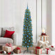 Vidaxx sapin de Noël artificiel vert 180 cm PVC et acier et plastique
