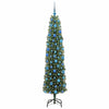 Vidaxx sapin de Noël artificiel vert 180 cm PVC et acier et plastique