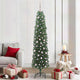 Vidaxx sapin de Noël artificiel vert 210 cm PVC et acier et plastique