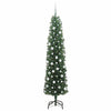 Vidaxx sapin de Noël artificiel vert 210 cm PVC et acier et plastique