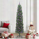 Vidaxx sapin de Noël artificiel vert 210 cm PVC et acier et plastique