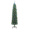 Vidaxx sapin de Noël artificiel vert 210 cm PVC et acier et plastique