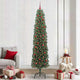 Vidaxx sapin de Noël artificiel vert 240 cm PVC et acier et plastique