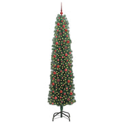 Vidaxx sapin de Noël artificiel vert 240 cm PVC et acier et plastique - afbeelding 3