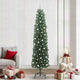 Vidaxx sapin de Noël artificiel vert 240 cm PVC et acier et plastique