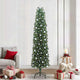 Vidaxx sapin de Noël artificiel vert 240 cm PVC et acier et plastique