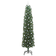Vidaxx sapin de Noël artificiel vert 240 cm PVC et acier et plastique - afbeelding 3