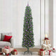 Vidaxx sapin de Noël artificiel vert 240 cm PVC et acier et plastique