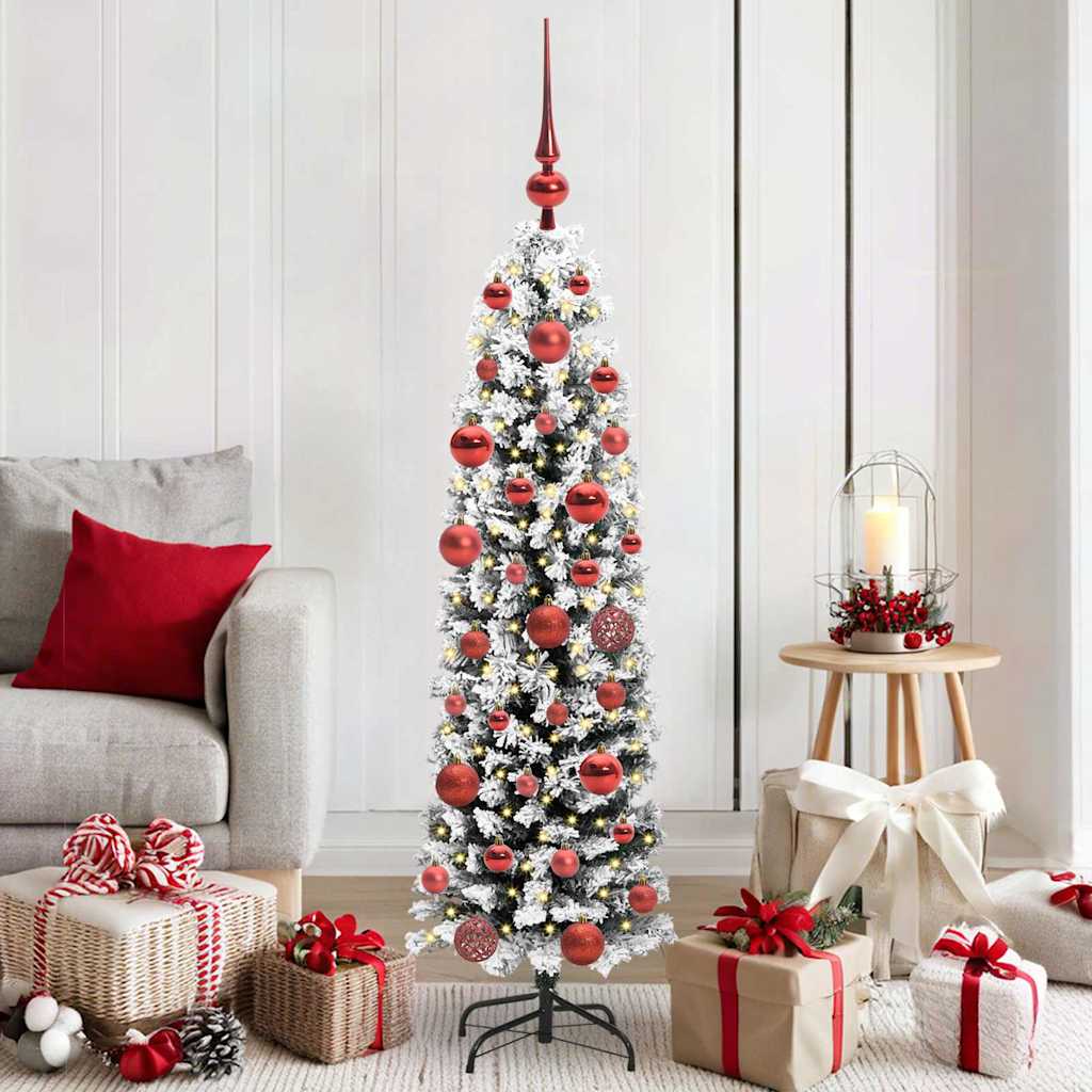 Vidaxx sapin de Noël artificiel vert 150 cm PVC et acier et plastique