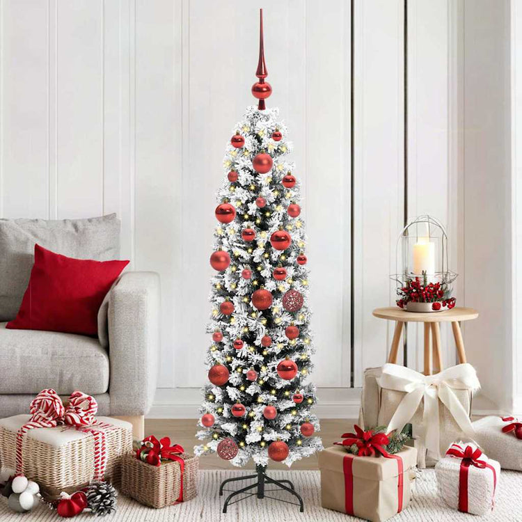 Vidaxx sapin de Noël artificiel vert 150 cm PVC et acier et plastique