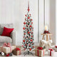 Vidaxx sapin de Noël artificiel vert 150 cm PVC et acier et plastique