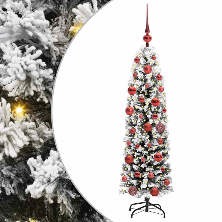 Vidaxx sapin de Noël artificiel vert 150 cm PVC et acier et plastique