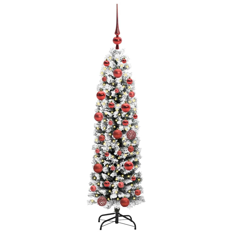 Vidaxx sapin de Noël artificiel vert 150 cm PVC et acier et plastique