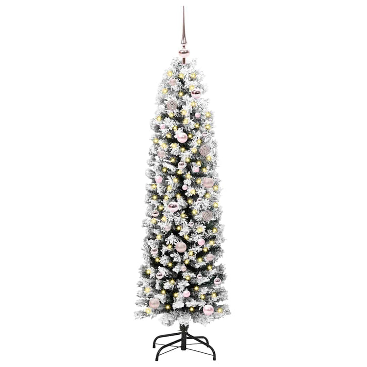 Vidaxx sapin de Noël artificiel vert 150 cm PVC et acier et plastique