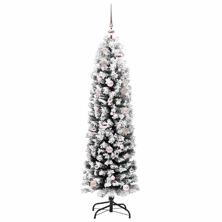 Vidaxx sapin de Noël artificiel vert 150 cm PVC et acier et plastique