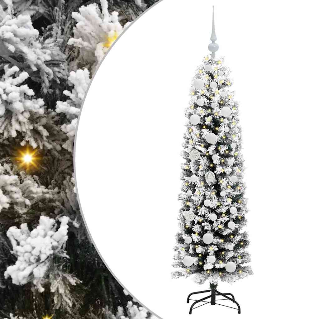 Vidaxx sapin de Noël artificiel vert 150 cm PVC et acier et plastique