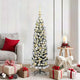 Vidaxx sapin de Noël artificiel vert 150 cm PVC et acier et plastique