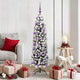 Vidaxx sapin de Noël artificiel vert 150 cm PVC et acier et plastique