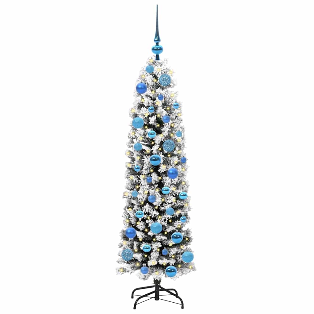Vidaxx sapin de Noël artificiel vert 150 cm PVC et acier et plastique