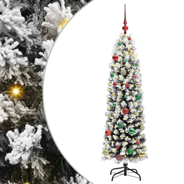 Vidaxx sapin de Noël artificiel vert 150 cm PVC et acier et plastique
