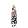 Vidaxx sapin de Noël artificiel vert 150 cm PVC et acier et plastique