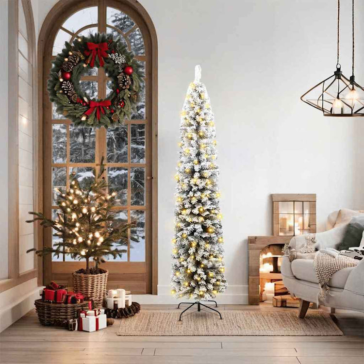 Vidaxx sapin de Noël artificiel vert 180 cm PVC et acier et plastique