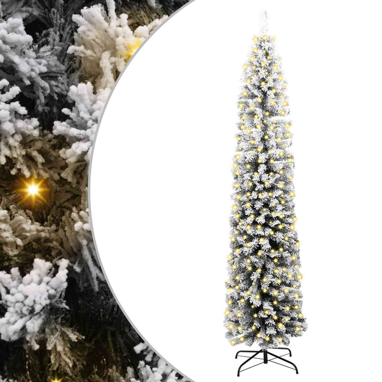 Vidaxx sapin de Noël artificiel vert 180 cm PVC et acier et plastique