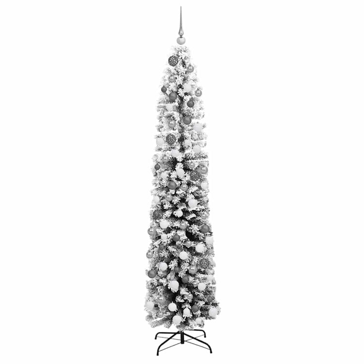 Vidaxx sapin de Noël artificiel vert 180 cm PVC et acier et plastique