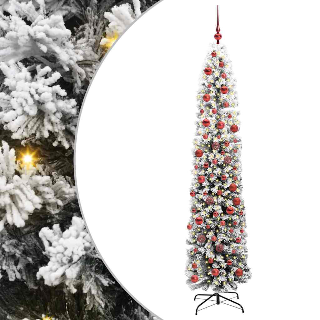 Vidaxx sapin de Noël artificiel vert 180 cm PVC et acier et plastique