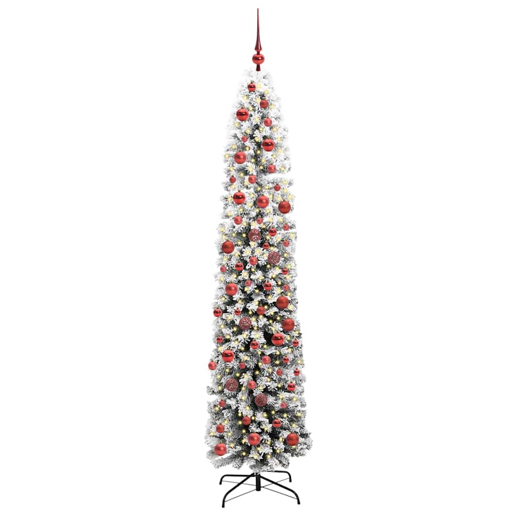 Vidaxx sapin de Noël artificiel vert 180 cm PVC et acier et plastique